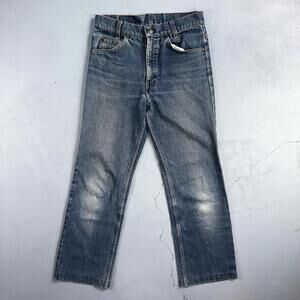 Levis 716 Vintage 80s USA Orange Tab Bootcut Flare Blue Bell Bottom Jeans 29x27